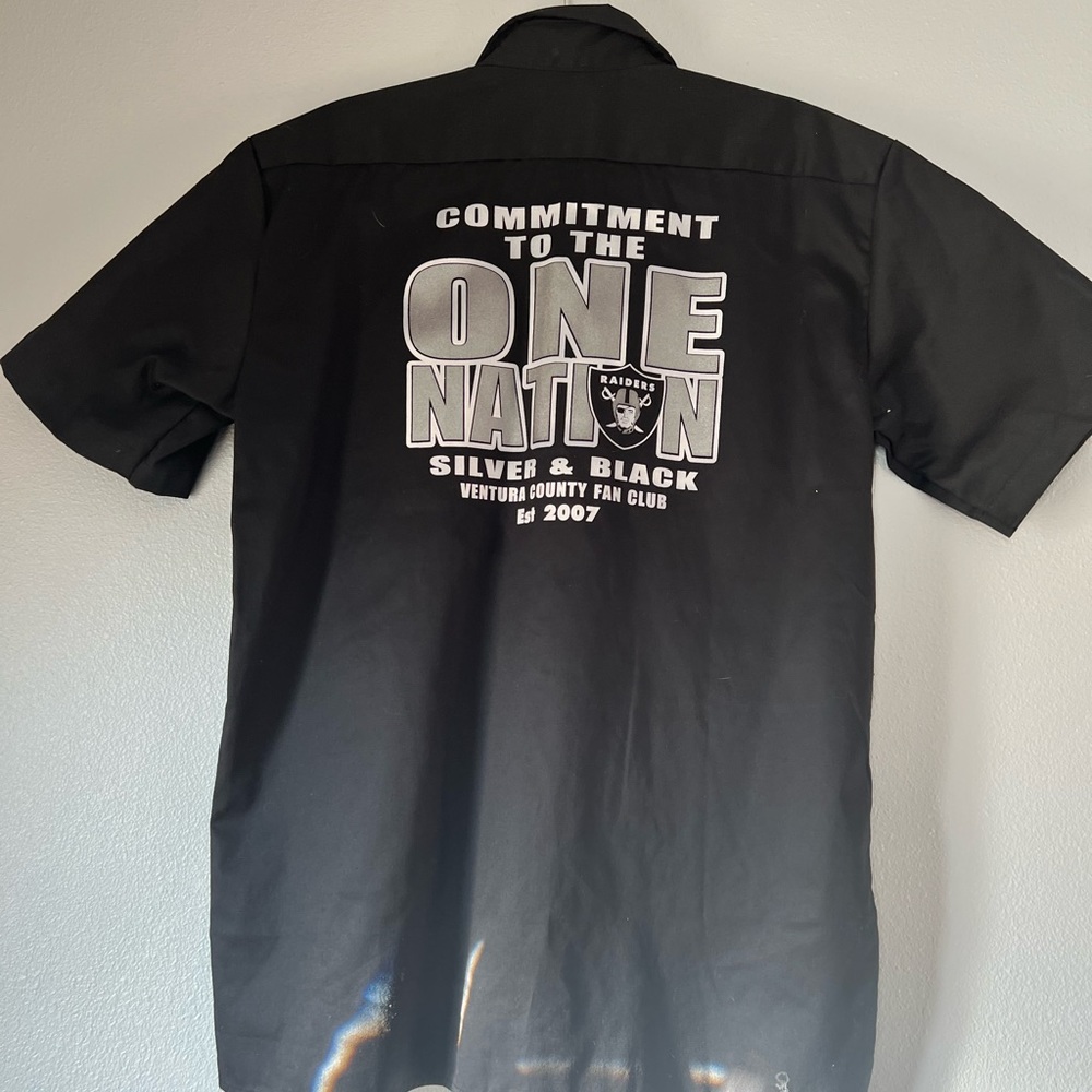 Las Vegas Raiders Fan Club Shirt. Ventura County CA One Nation